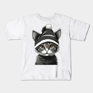 Christmas Cat Kids T-Shirt